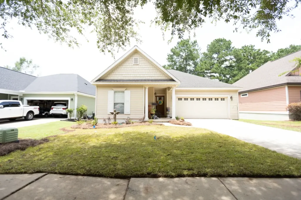 Freshly mowed lawn by Premium Petals in Dothan, AL