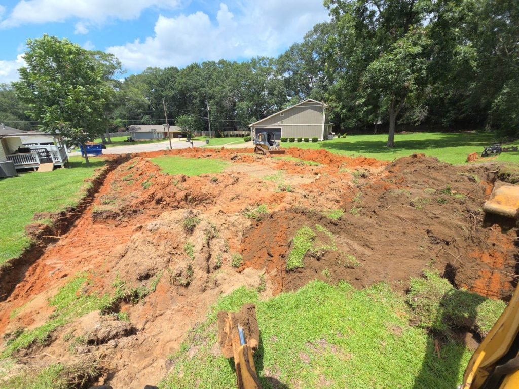 Fresh sod installation over new grading in the Wiregrass, AL by Premium Petals